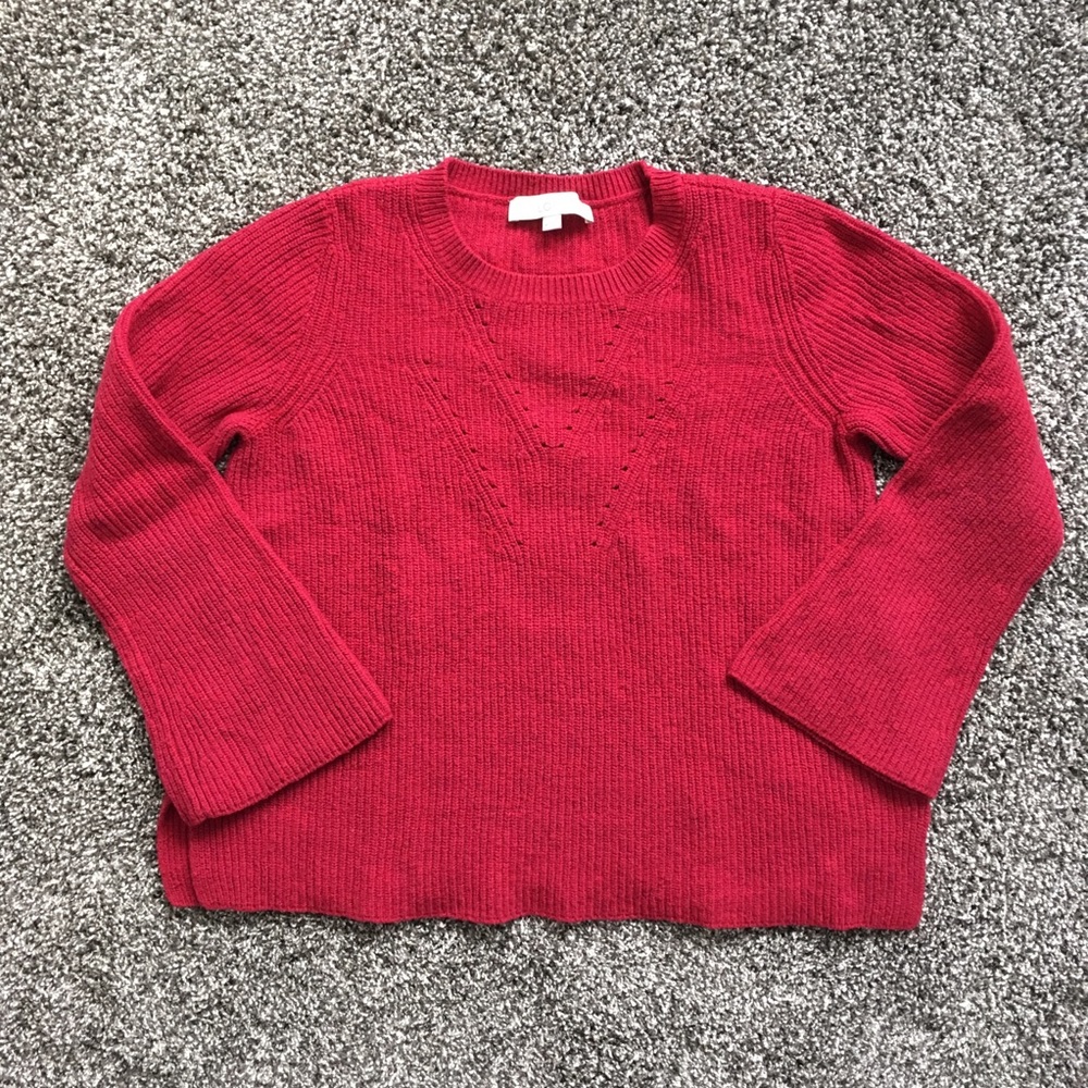 CLOSET CLOSING 8/26! Bell sleeve LOFT sweater